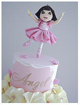 Dora Ballerina Cake for a girl